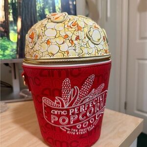 Loungefly Popcorn Crossbody Bag - Red and Cream